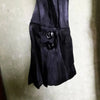 MARITHE + FRANCOIS GIRBAUD PARIS.  Black Zip Up Collar Switching Dress