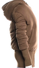 ANN DEMEULEMEESTER BELGIUM. Brown Avant Garde Design Hoodie