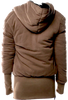 ANN DEMEULEMEESTER BELGIUM. Brown Avant Garde Design Hoodie