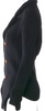 Comme des Garçons Japan. Black Double-Breasted Cardigan Jacket
