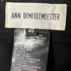 Ann Demeulemeester BELGIUM. Black Wool Blend Pants