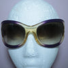 Spy Optic. MADE IN ITALY. Bianca Clear/Purple Gradient Acetate Oversized Sunglasses