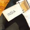 Lanvin Paris. Blue with Black & Gold Grommet Accents Short Sleeve Shirt