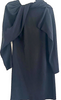 Lanvin Paris. 2014 Collection Black Wool Long Sleeve Dress
