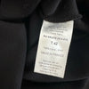 Lanvin Paris. 2014 Collection Black Wool Long Sleeve Dress
