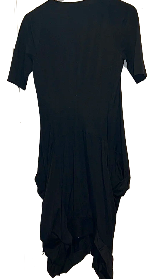 Marithe + Francois Girbaud. PARIS. Vintage Blue Balloon Hem Dress