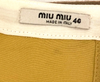Miu Miu ITALY. Beige, Mustard & Rose Colorblock Mini Dress