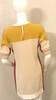 Miu Miu ITALY. Beige, Mustard & Rose Colorblock Mini Dress