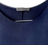 Alberta Ferretti ITALY. Blue Stretch Dress with Striped Detail