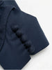 LANVIN PARIS. Vintage 2006 COLLECTION. Bateau Neckline Dark Navy Pleated Midi Dress