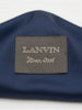 LANVIN PARIS. Vintage 2006 COLLECTION. Bateau Neckline Dark Navy Pleated Midi Dress
