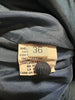 LANVIN PARIS. Vintage 2006 COLLECTION. Bateau Neckline Dark Navy Pleated Midi Dress