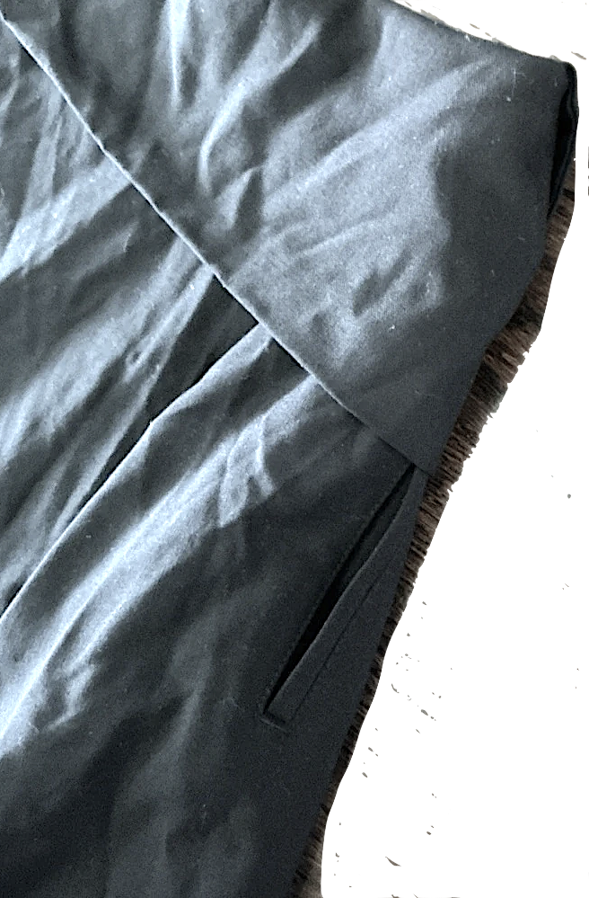 Yohji Yamamoto + Noir JAPAN.  Black 100% Laine Wool