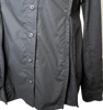 Rundholz GERMANY. Black Cotton Pleated Button Down Shirt Blouse