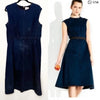 Lanvin PARIS.  Acne Blue Denim Fit Flare Dress Belt