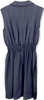 Prada ITALY. Grey Wool Button Down Sleeveless Shirtdress