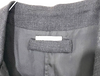 Prada ITALY. Grey Wool Button Down Sleeveless Shirtdress