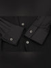 Comme des Garçons/Chrome Hearts Collaboration Black Chiffon Button Dress