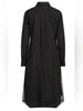 Comme des Garçons/Chrome Hearts Collaboration Black Chiffon Button Dress