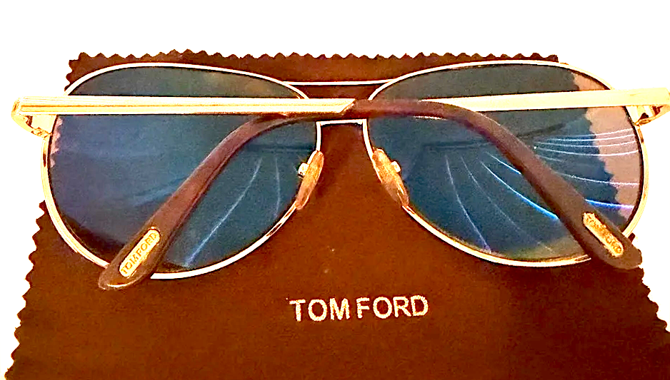 TOM FORD NY. Vintage Aviator Style Silhouette Gradient Lenses Sunglasses