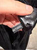 Ann Demeulemeester BELGIUM. Black Button-Down Waist Tie Long Shirt Dress