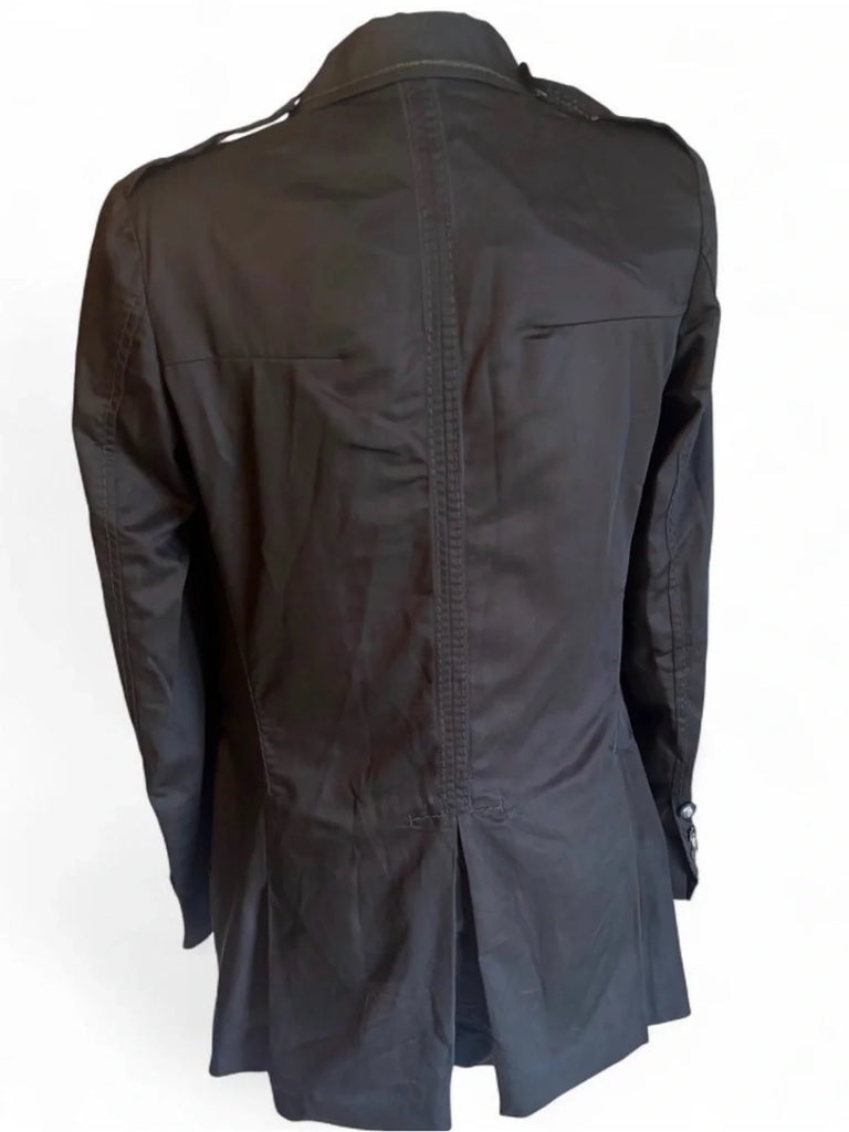 Marithe + Francois Girbaud PARIS. Black Single-Button Blazer