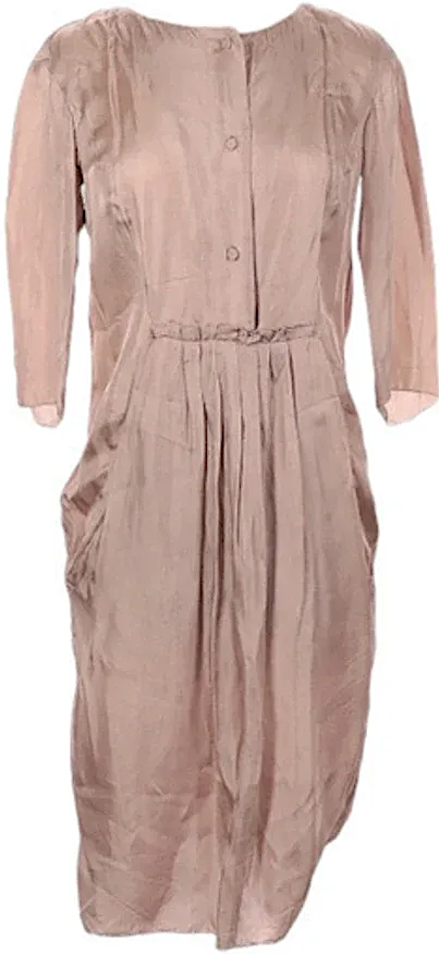 Nina Ricci Paris. Dusty Rose Pale Blush Pink Dress