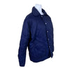 R45 45RPM JAPAN.  Navy Quilted Jacket Snap Closure Patch Pockets Padded Coat