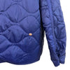 R45 45RPM JAPAN.  Navy Quilted Jacket Snap Closure Patch Pockets Padded Coat