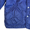 R45 45RPM JAPAN.  Navy Quilted Jacket Snap Closure Patch Pockets Padded Coat