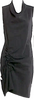Marithe + Francois Girbaud PARIS. Rare vintage Y2K avante garde Ruched Dress