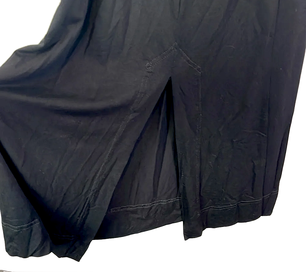 VIVIENNE WESTWOOD UK. ANGLOMANIA NEW W/TAGS. BLACK JERSEY DRAPED DRESS.