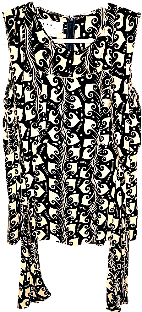 MARNI ITALY. 2010 Winter Collection Long Sleeve Blouse