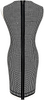 Lanvin Paris. Polka Dot Black White Sleeveless Sheath Dress