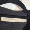 Marithe + Francois Girbaud PARIS. Stretchy Black Button Front Blazer