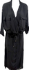 Helmut Lang NY. BLACK Surplice Crepe Shirtdress