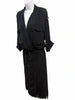 Helmut Lang NY. BLACK Surplice Crepe Shirtdress