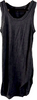 Ann Demeulemeester BELGIUM.  Black/Gray 100% Wool Tank Tunic Shirt/Top