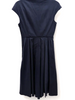 Max Mara Weekend ITALY. Vertice Navy Draped Midi Dress