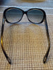 Tom Ford NY. Black Mod aviator-style sunglasses