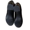 MARNI ITALY. Black Lambskin Leather Ankle‎ Booties Moto Style Heeled Boots