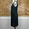 Nina Ricci PARIS. Black Silk Midi Dress