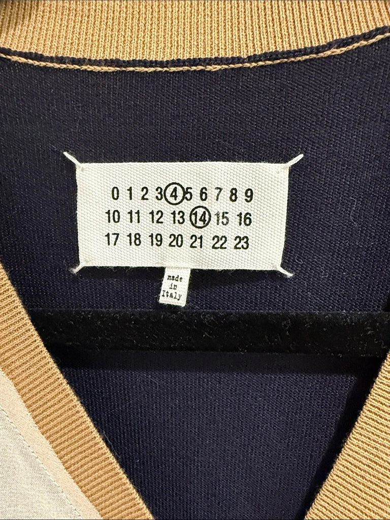 Maison Margiela PARIS.2021 COLLECTION JOHN GALLIANO. Intentionally Distressed/Deconstructed wool blend Cardigan