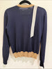 Maison Margiela PARIS.2021 COLLECTION JOHN GALLIANO. Intentionally Distressed/Deconstructed wool blend Cardigan