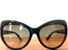 Tom Ford NY. AUTHENTIC Black Oversized Cat-Eye Sunglasses