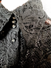 Dolce & Gabbana ITALY. Black Sheer Lace Button Down Long Sleeves Shirt/Top