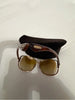 Tom Ford NY. Goldplated Frame, Rose/Brown Gradient lens Butterfly Sunglasses