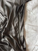 Helmut Lang NY. Charcoal Satin Cap-Sleeve Mini Dress
