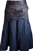 Marithe + Francois Girbaud PARIS. Blue/black Avant Garde Skirt