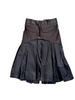 Marithe + Francois Girbaud PARIS. Blue/black Avant Garde Skirt